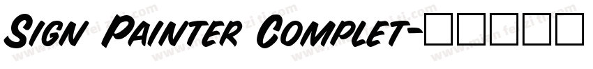 Sign Painter Complet字体转换